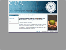Tablet Screenshot of cnra.org