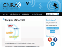Tablet Screenshot of cnra.fr